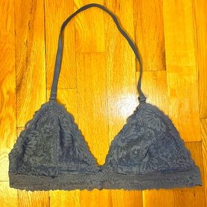 Victoria’s Secret PINK Blue Lace Triangle Large Bralette